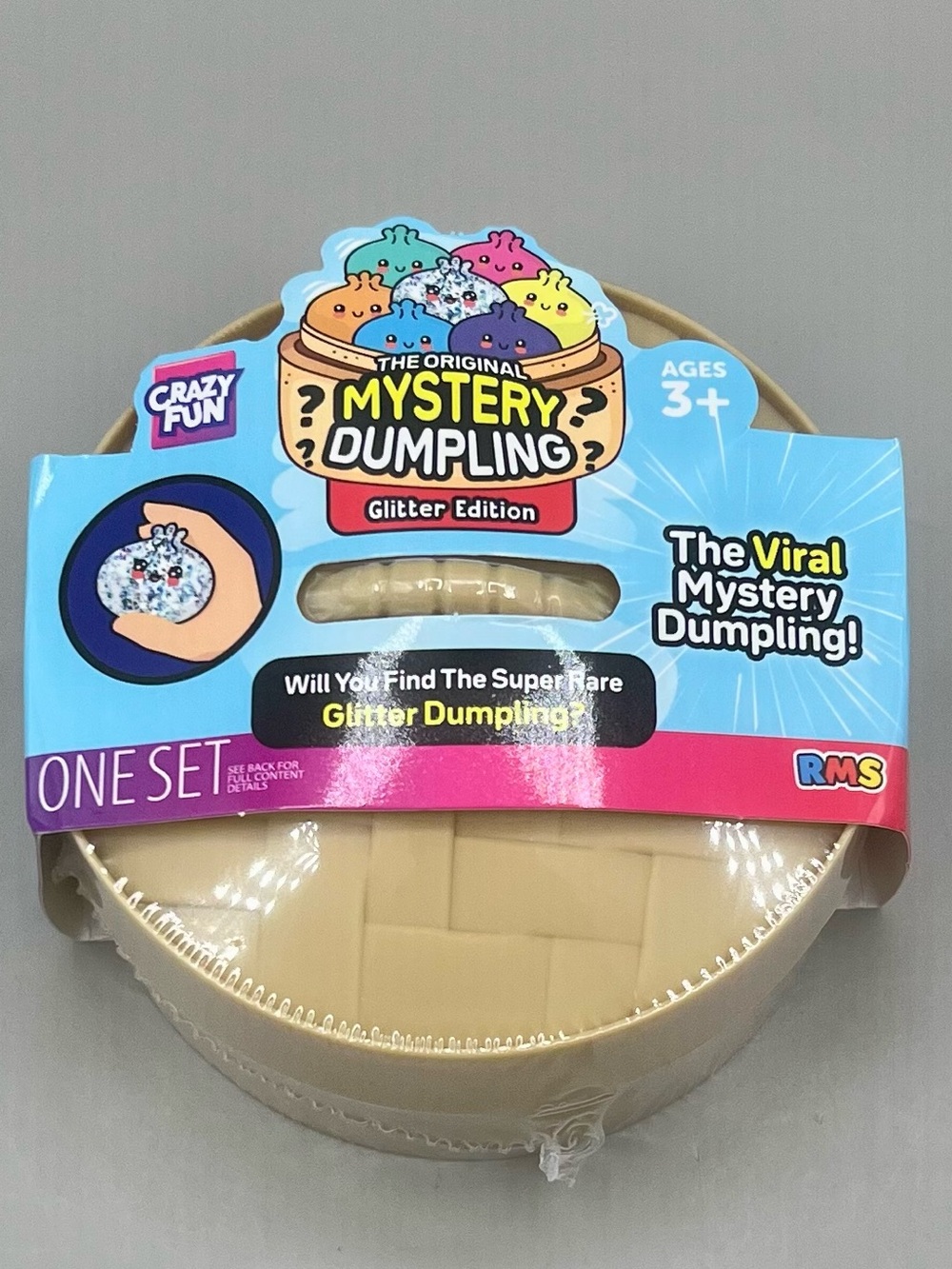 RMS Crazy Fun Original Mystery Glitter ✨Dumpling Edition ~ 4” ~ NEW & SEALED
